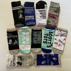 “The Office” Lot of Socks, Dunder Mifflin, Michael